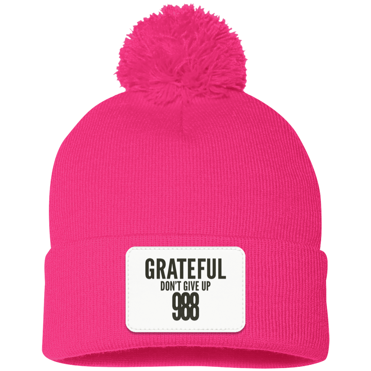 GRATEFUL POM POM BEANIE