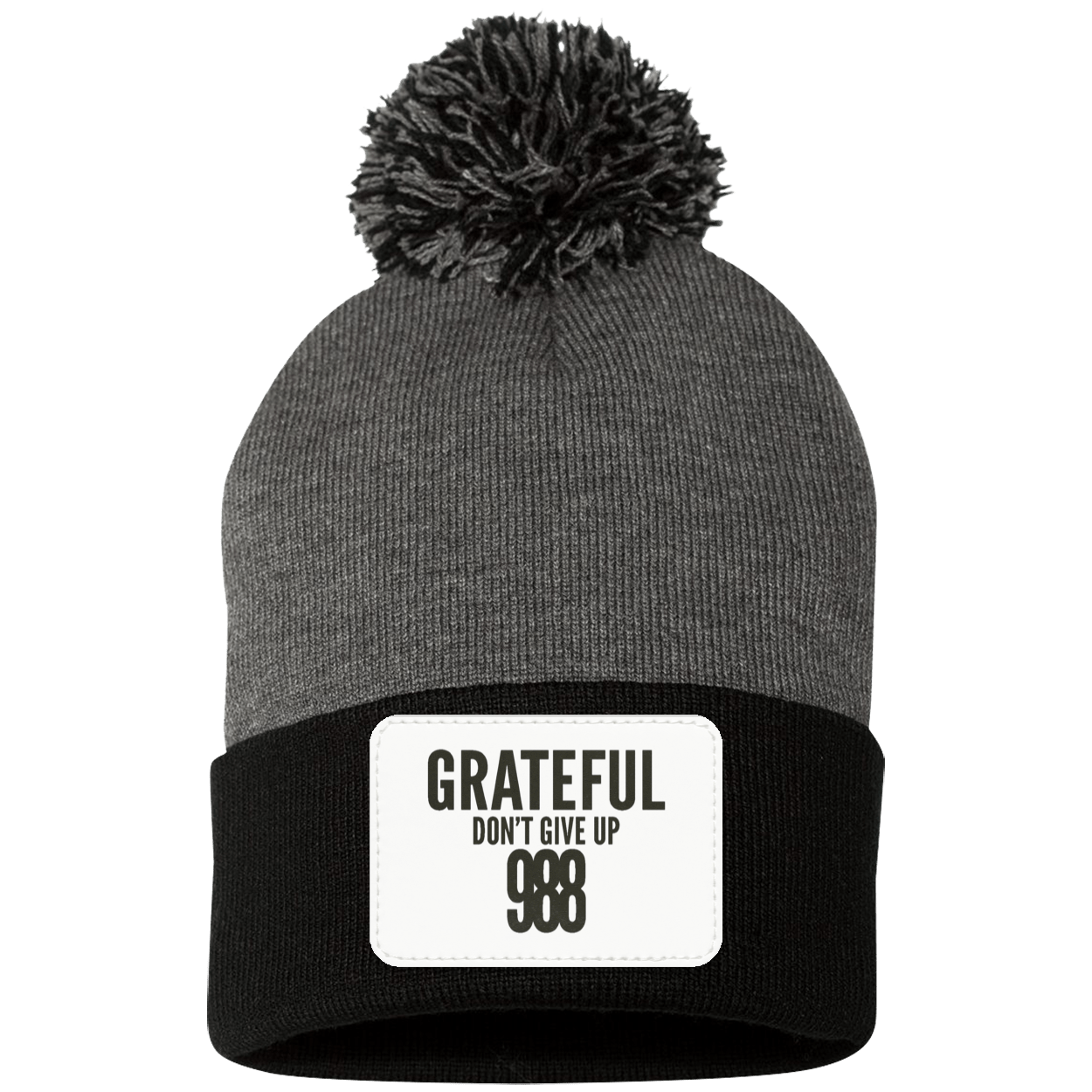 GRATEFUL POM POM BEANIE