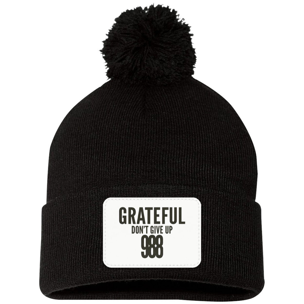 GRATEFUL POM POM BEANIE