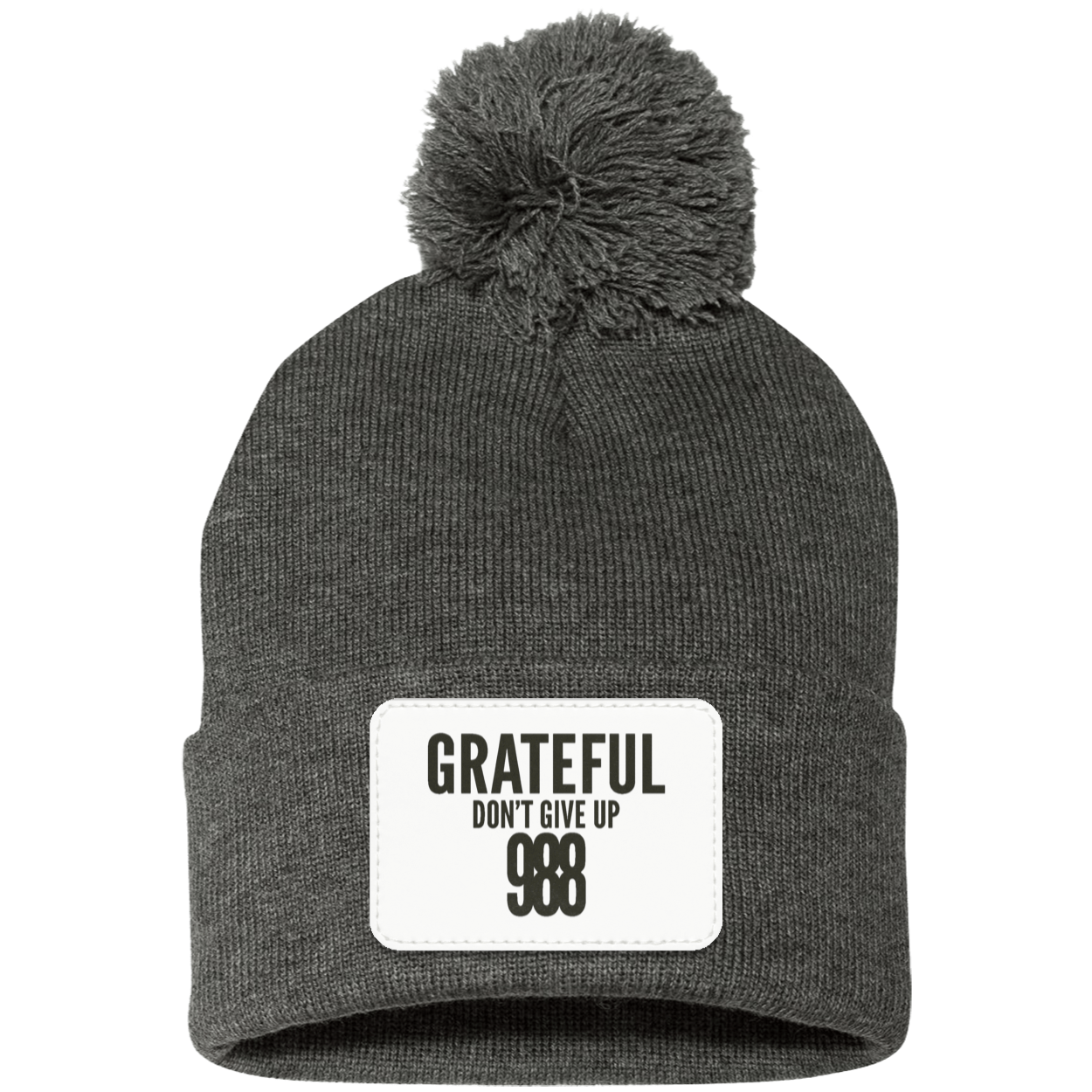 GRATEFUL POM POM BEANIE