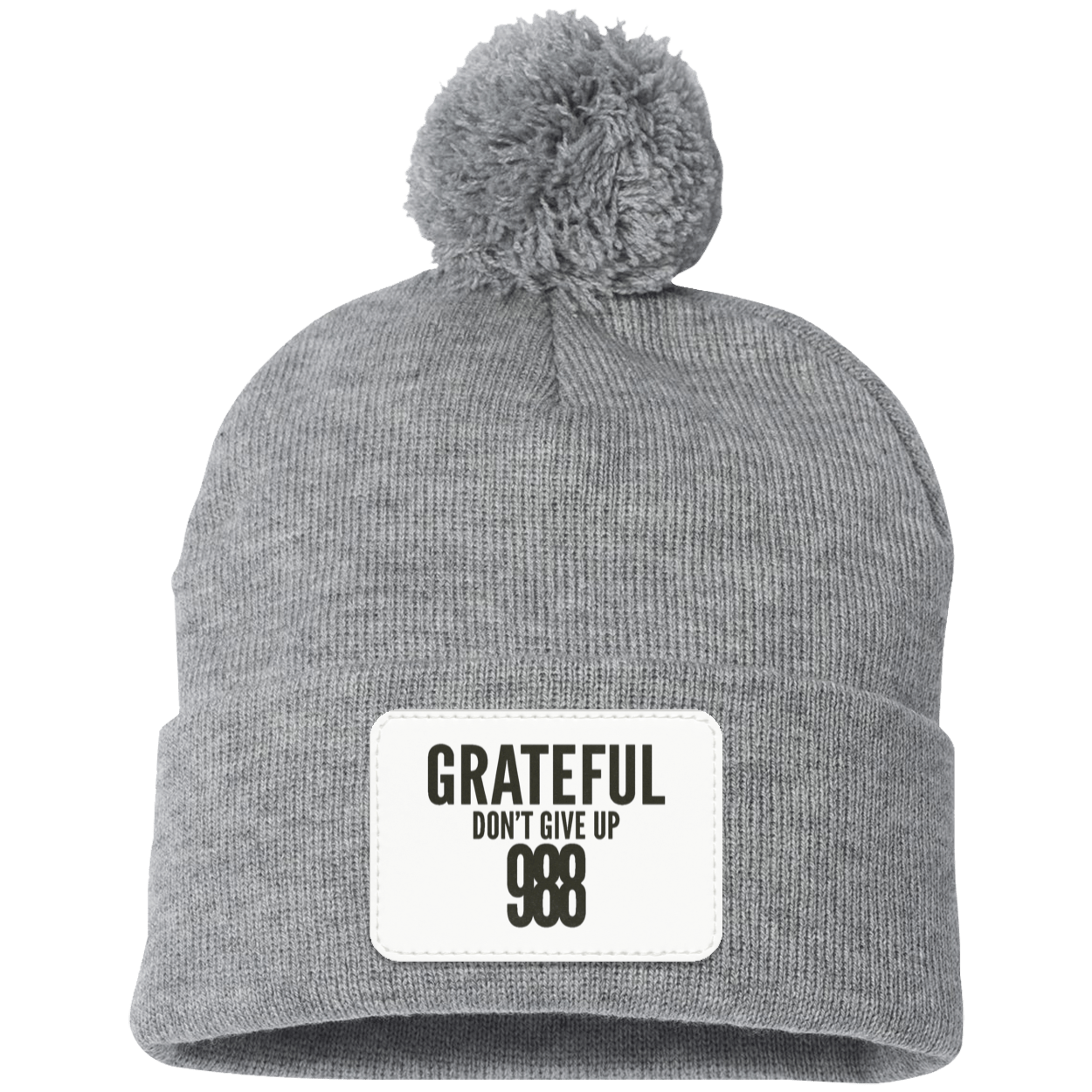 GRATEFUL POM POM BEANIE