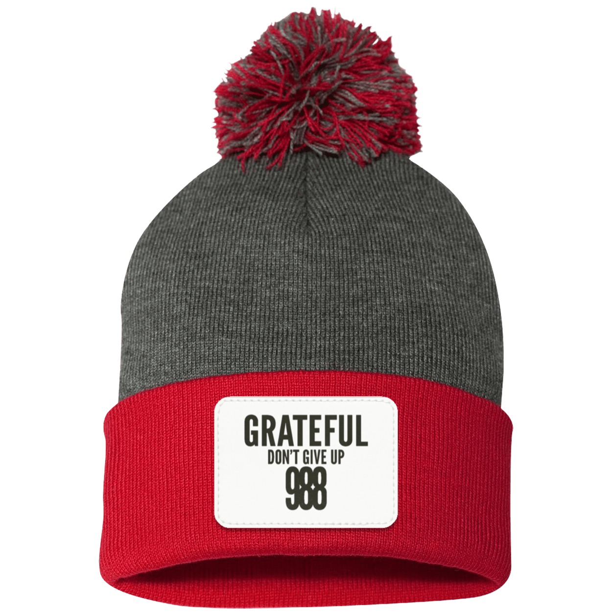 GRATEFUL POM POM BEANIE